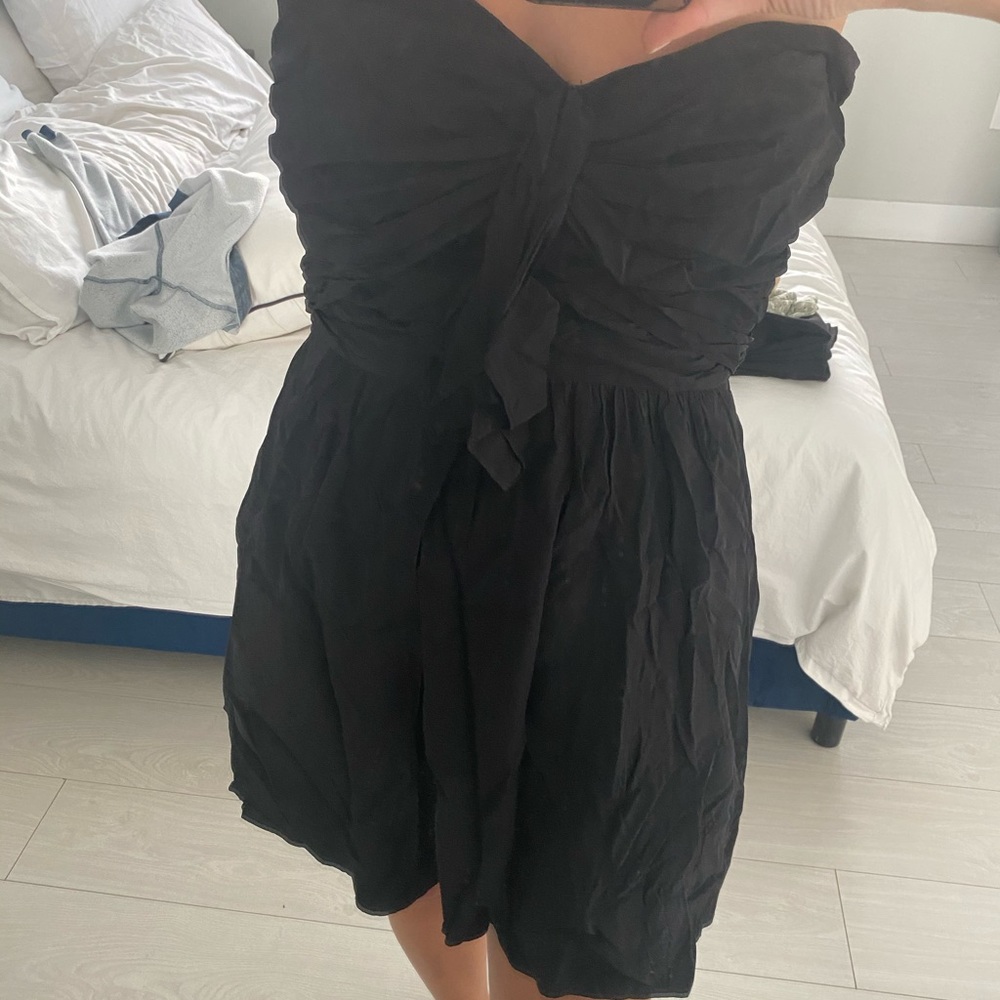 Little Black Strapless Dress